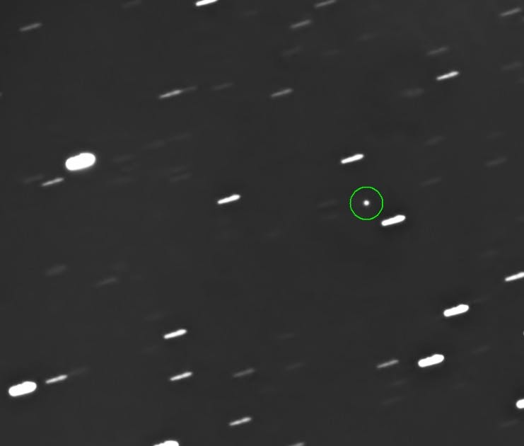 Foto cometa C/2023 A3 por Efrain Morales