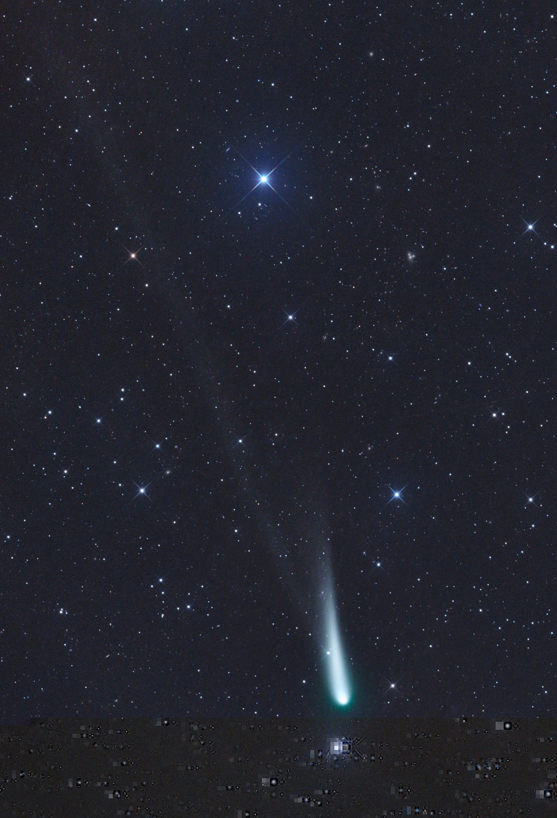 Imagen Cometa C/2023 A3 Orbita por Gerald Rhemann